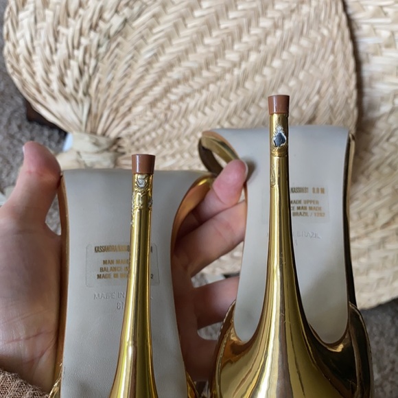 “Gold bar” Steve Madden heels - Picture 4 of 5